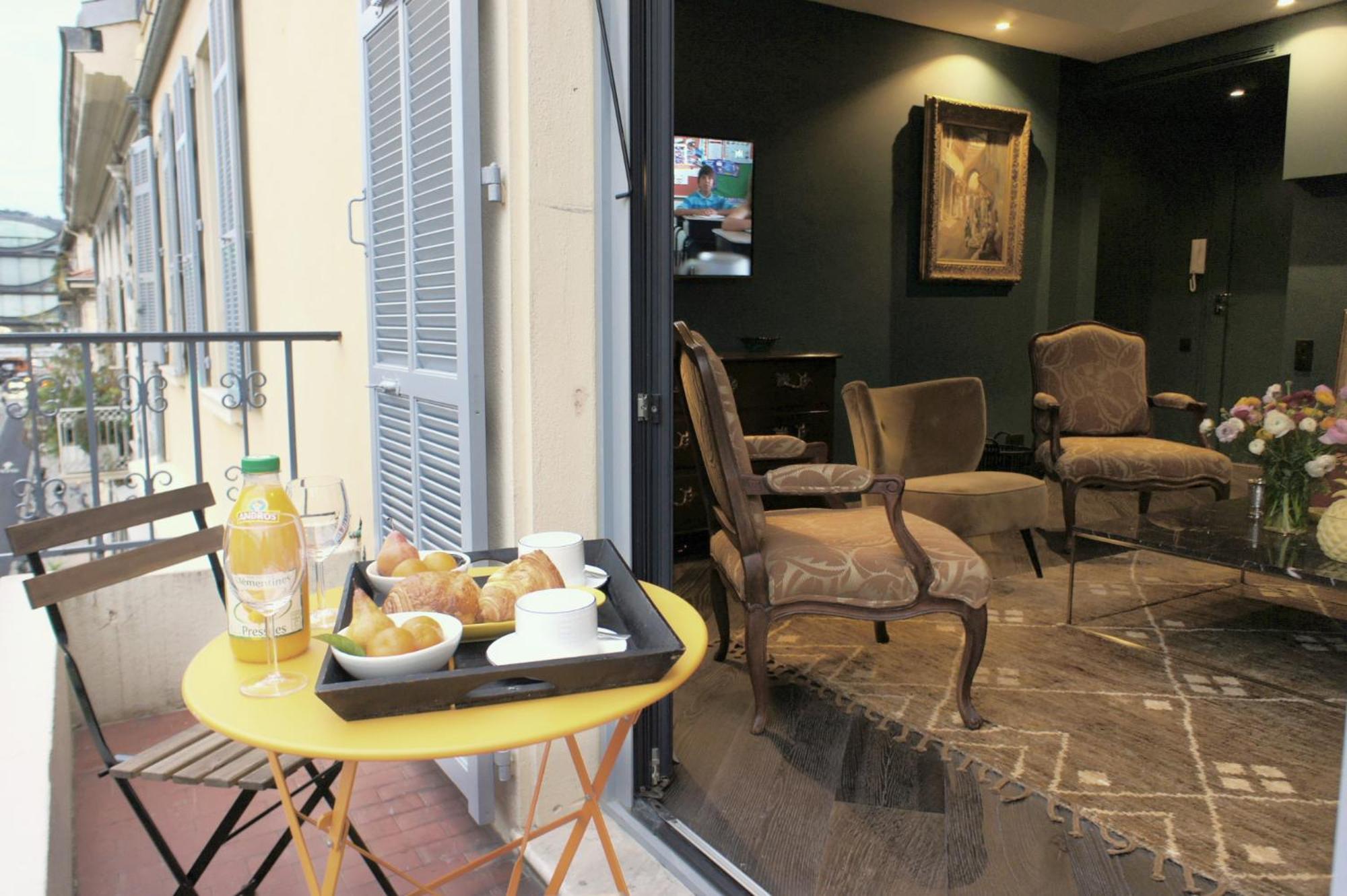 Ze Perfect Place - Elegant Appartement Avec Terrasse - Promenade Des Arts 尼斯 外观 照片