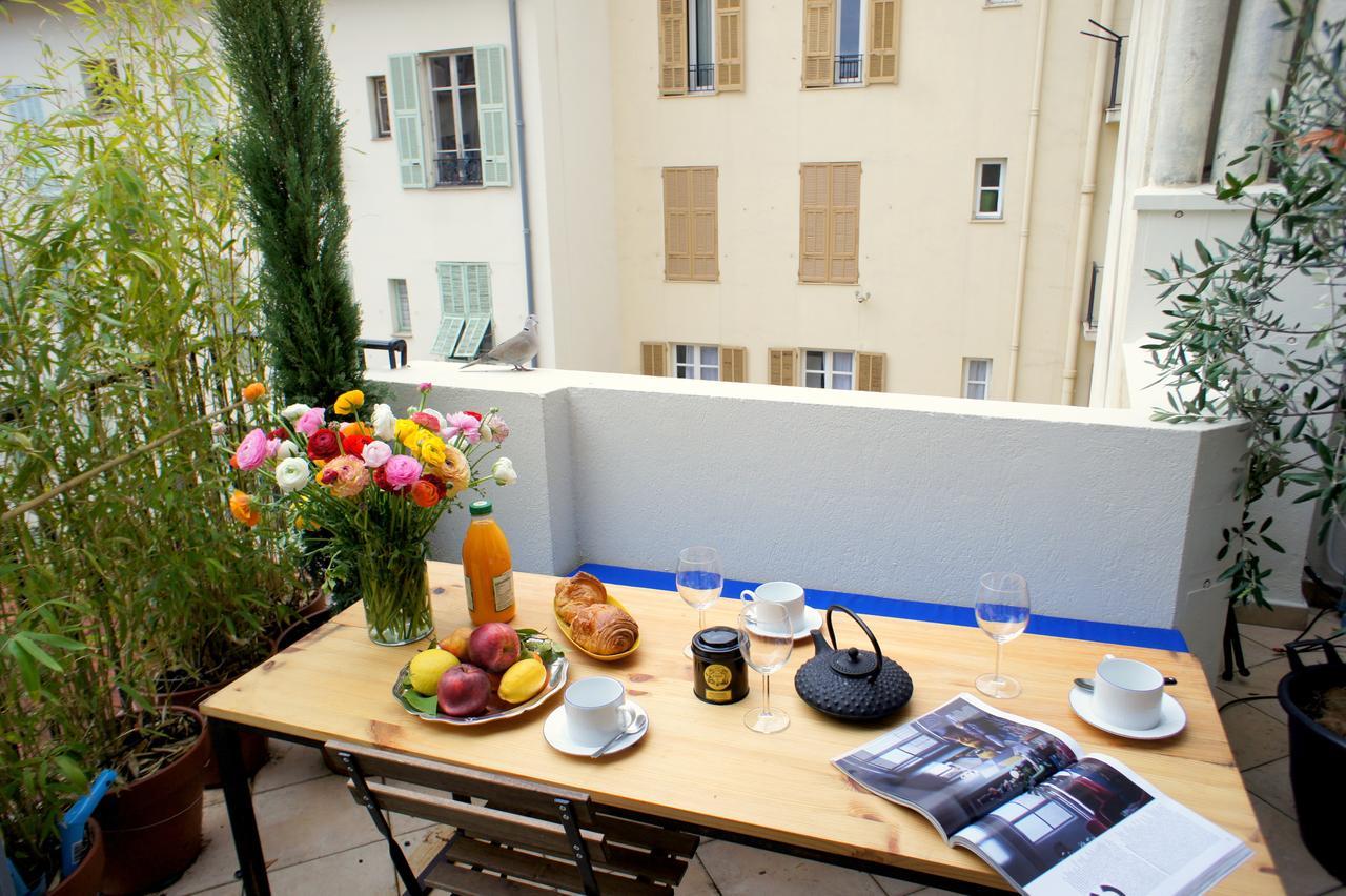 Ze Perfect Place - Elegant Appartement Avec Terrasse - Promenade Des Arts 尼斯 外观 照片